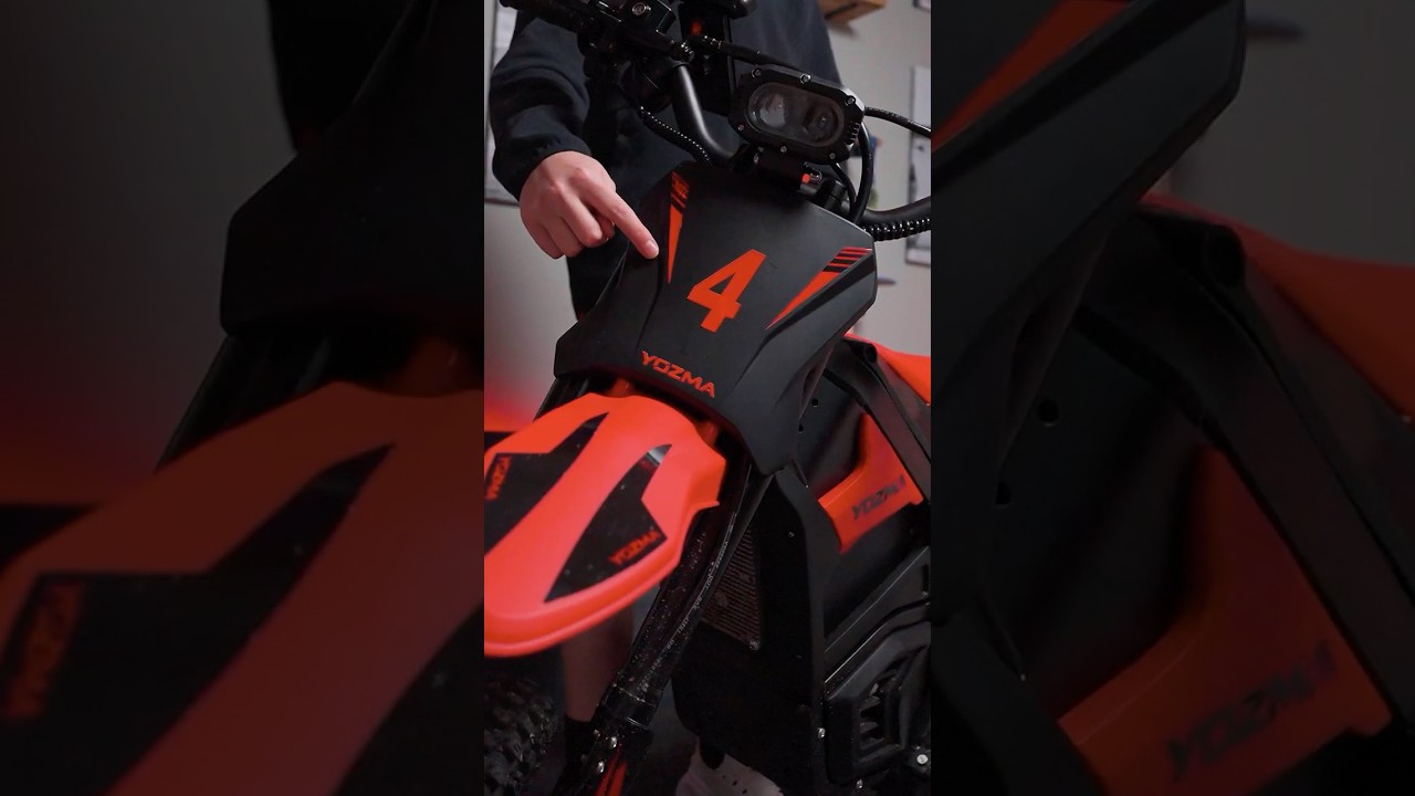 Крутые особенности электрического внедорожного мотоцикла Yozma! 🏍️ #yozmasport #offroad #dirtbike...