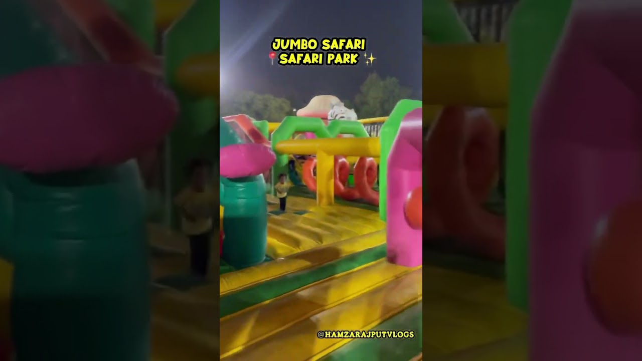 Jumbo jump safari park karachi 🤩😱 #jumbojump #safaripark #jumbojumpkarachi #karachitourism