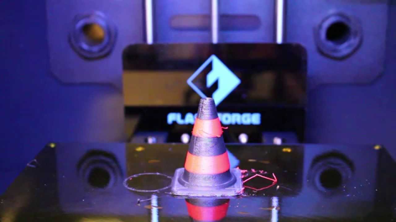 FlashForge Creator Pro Test Print