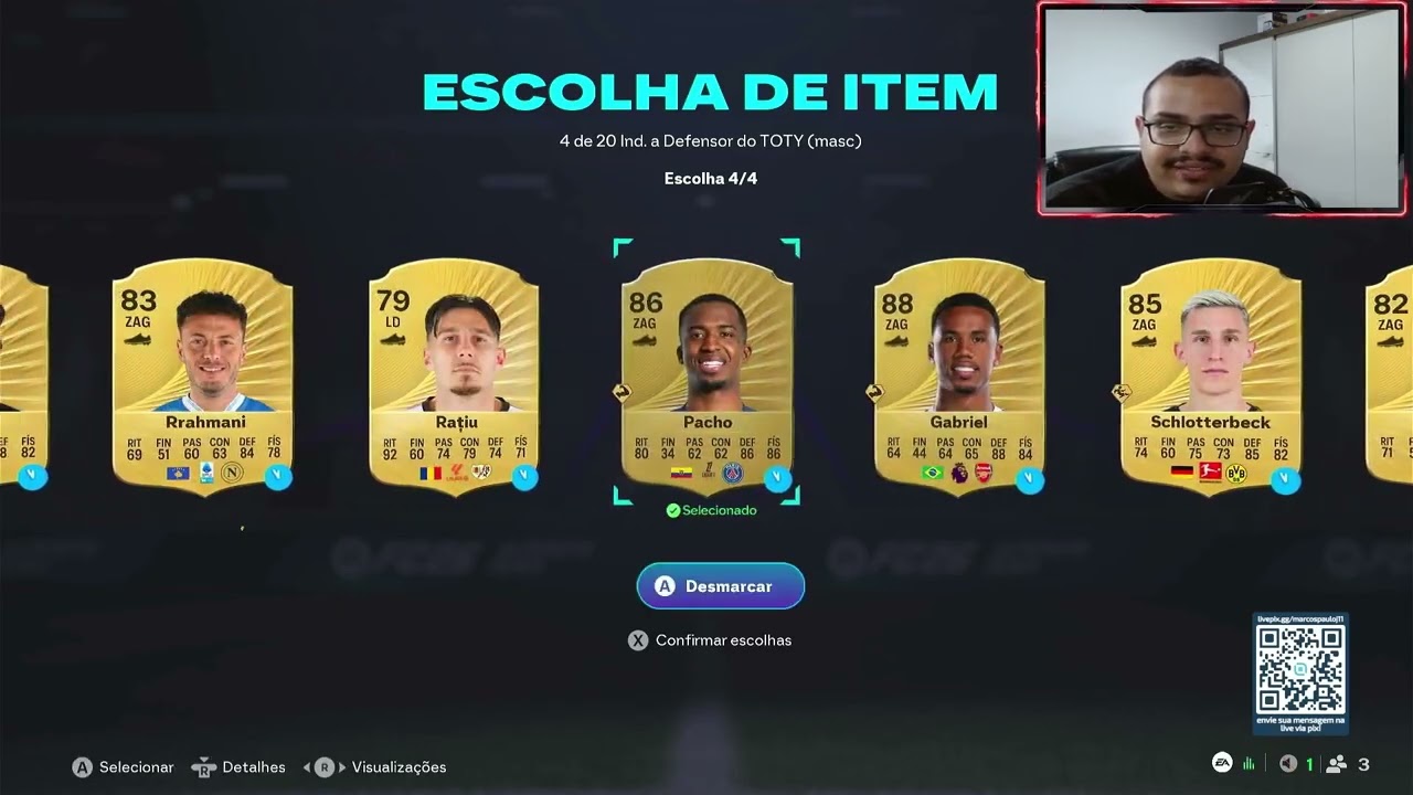FIZEMOS NOSSA VOTAÇÃO DO TOTY!! EA Sports FC 26 Ultimate Team #46