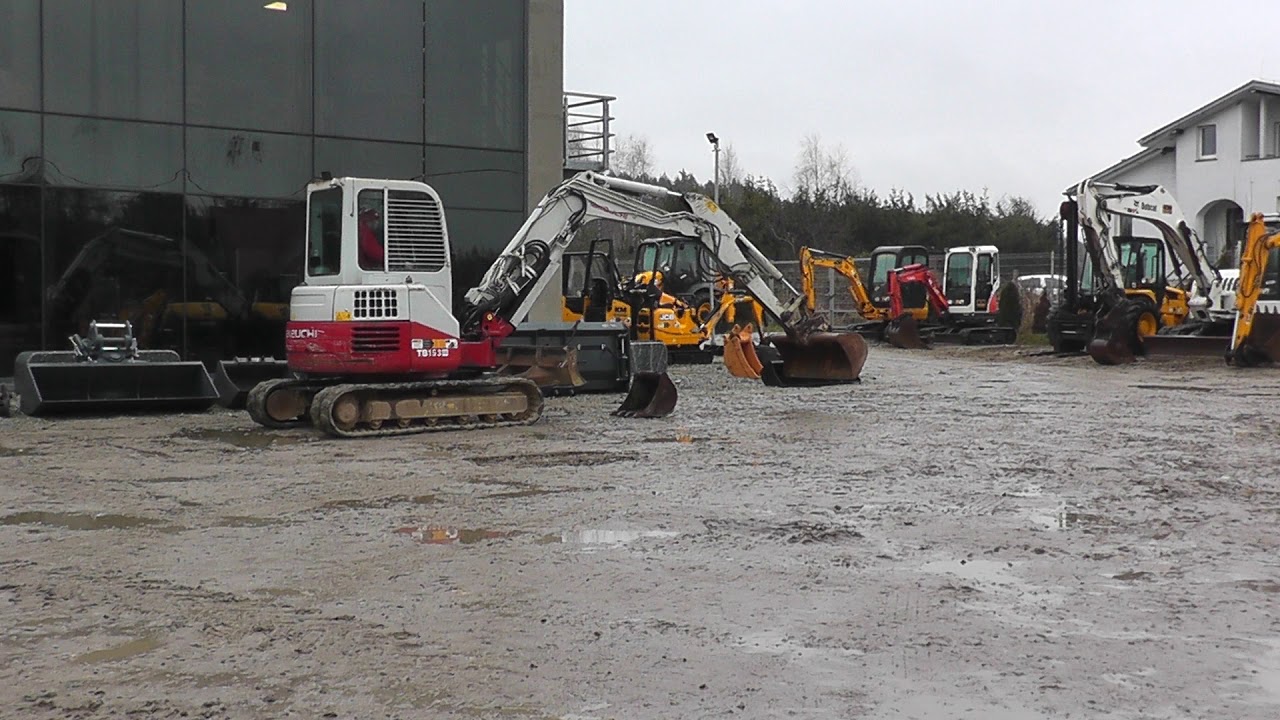 TAKEUCHI TB153 MINI-KOPARKA 2012R KM MASZYNY BUDOWLANE WWW.KMRENT.PL 56-300 MILICZ