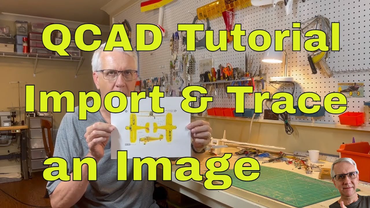 Учебное пособие QCAD: импорт и трассировка изображения шаг за шагом