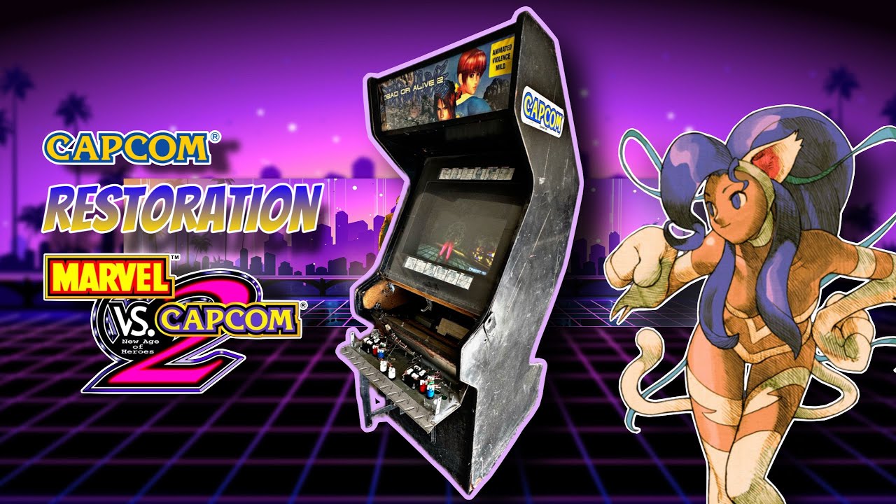 Marvel vs Capcom 2 Arcade Cabinet - Two Week Restoration! (Raw Footage)