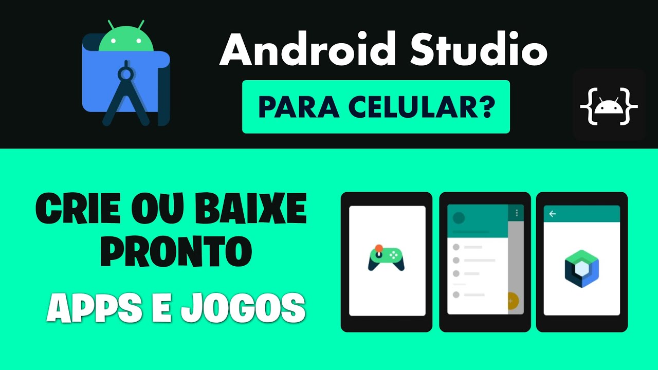 Quase um Android Studio Mobile! Programar jogos e aplicativos pelo celular - AndroidIDE Tutorial