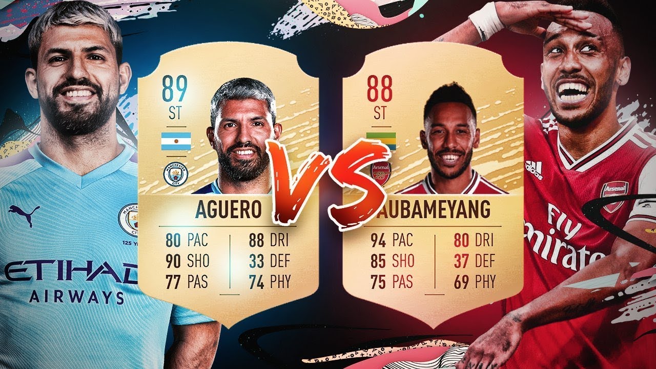 "KUN" AGUERO VS AUBAMEYANG?QUIEN ES MEJOR??/FUT20