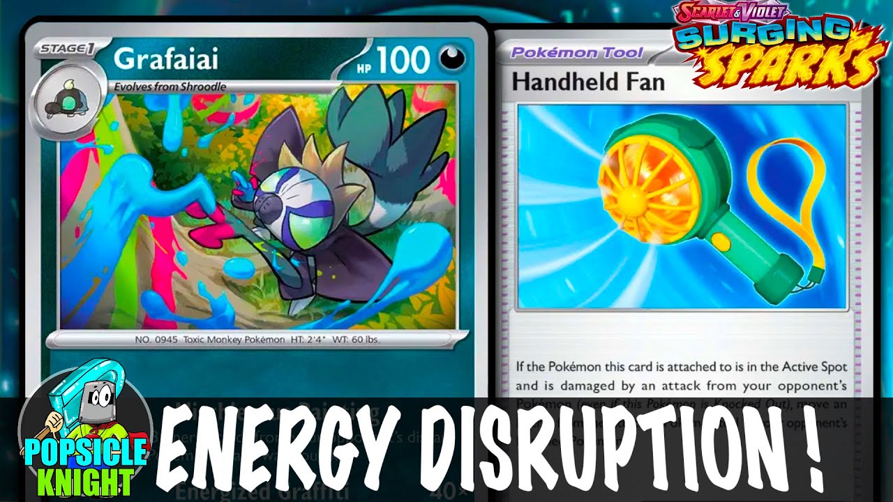 GRAFAIAI : Control Their Energy Attachment ! Deal Massive Damage ! PTCGL Gameplay (SURGING SPARKS)