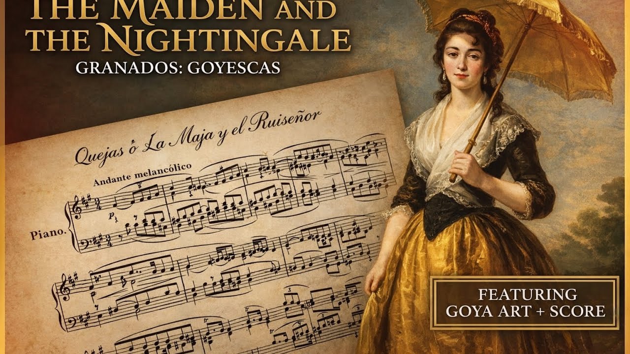 Enrique Granados - Quejas, o La Maja y el Ruiseñor (Goyescas, with score)
