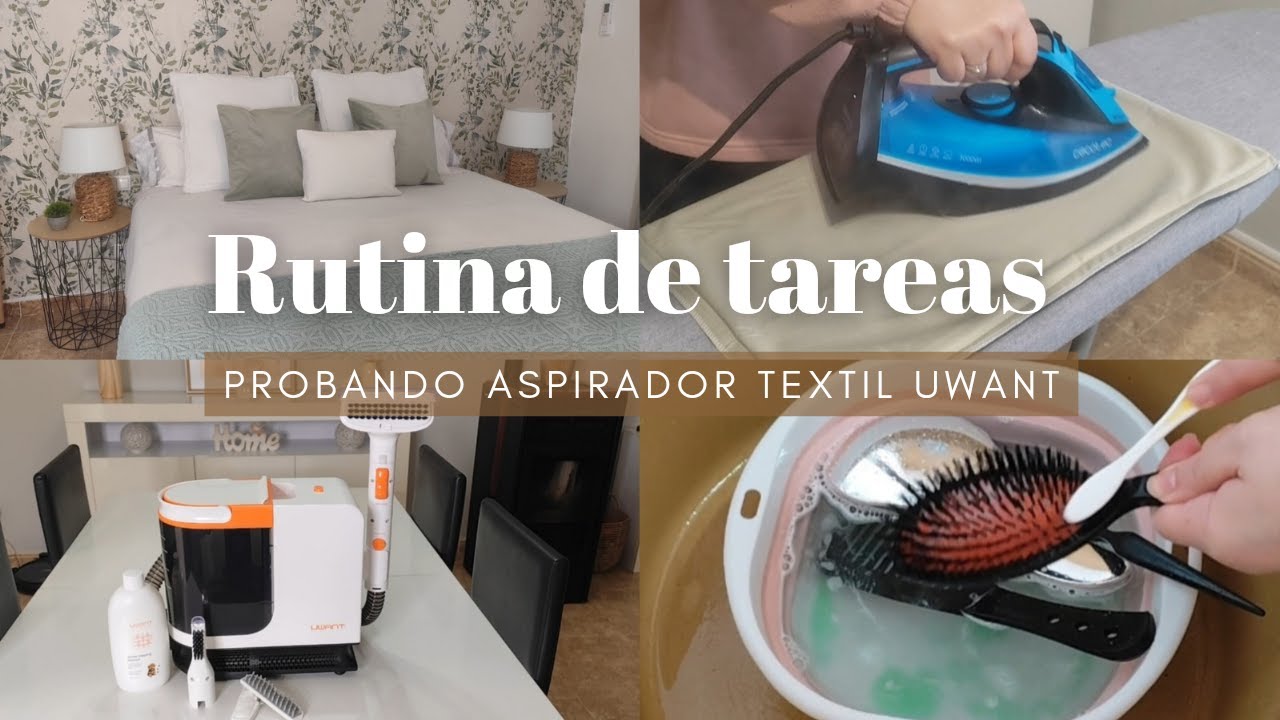 RUTINA PARA LIMPIAR CUANDO NO TIENES MUCHO TIEMPO+PROBANDO ASPIRADOR TEXTIL #UWANT