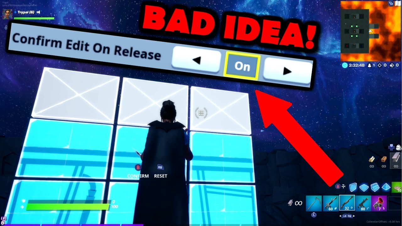 DO NOT USE *NEW* Confirm Edit on Release! (Explained w/ Hand Cam) Fortnite Chapter 2 Season 1