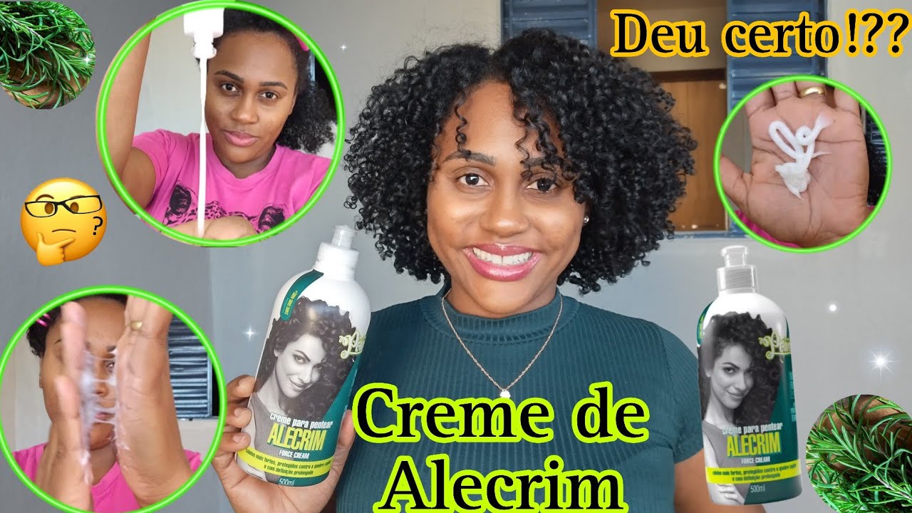 Testei o creme de pentear; Alecrim force cream da Soul Power ✨