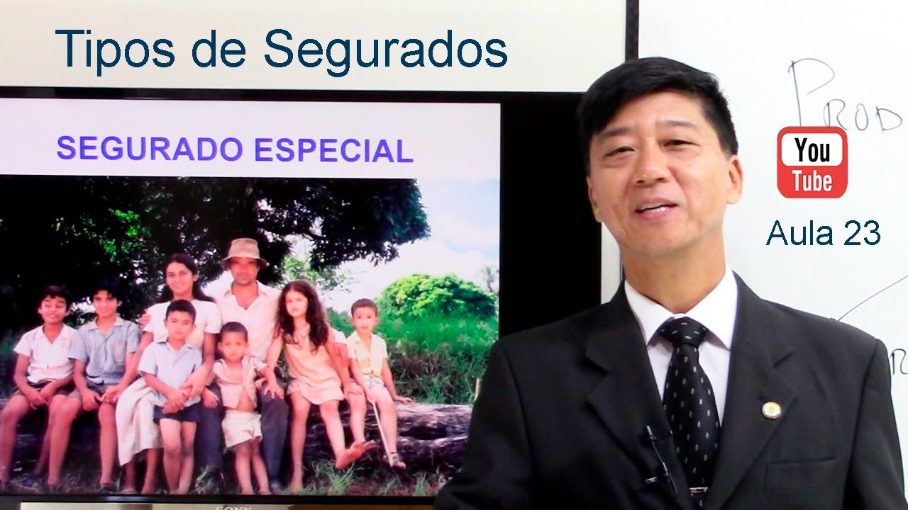 Direito Previdenci&aacute;rio - Segurados Especiais (parte 1) -Tipos Segurados RGPS - aula 23 - Prof Tanaka