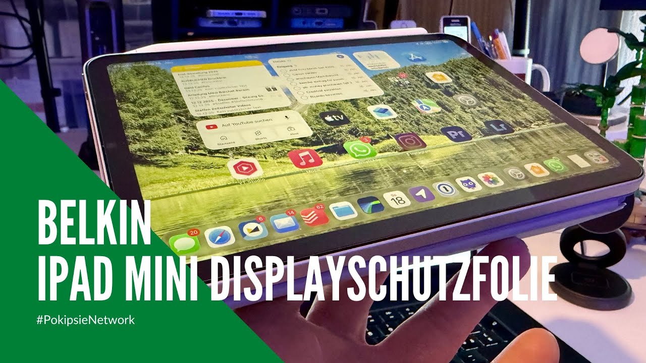 Belkin iPad mini Displayschutzfolie nach etwas mehr als vier Monaten im Einsatz