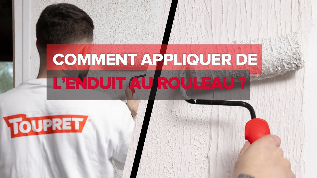Comment appliquer de l'enduit au rouleau ?
