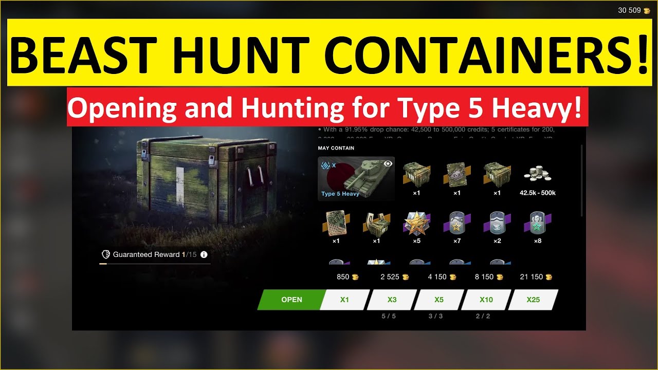 🎁 5 Free Type 5 Heavy Containers! ⚡ Opening and Checking Rewards | WoT Blitz