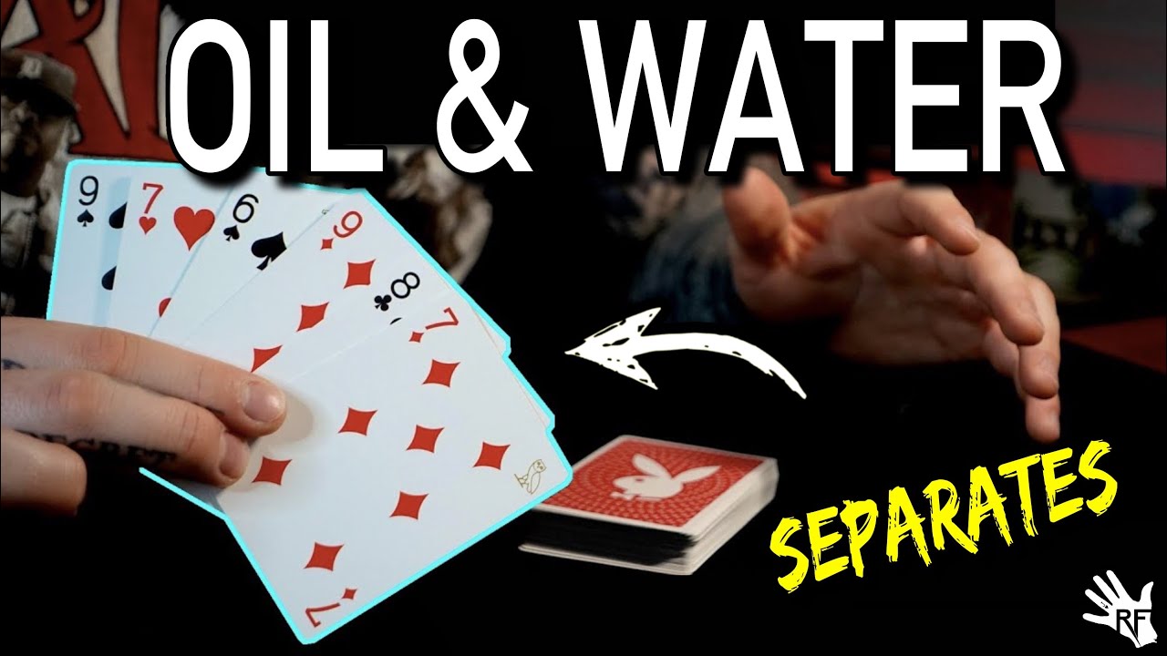 The Cards SEPARATE Like REAL MAGIC!! | FUN Oil & Water Tutorial