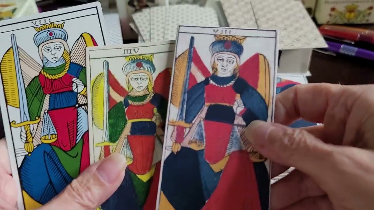 Jean Dodal 1701, Jean Pierre Payen 1713, & Jean Payen 1743 Tarots