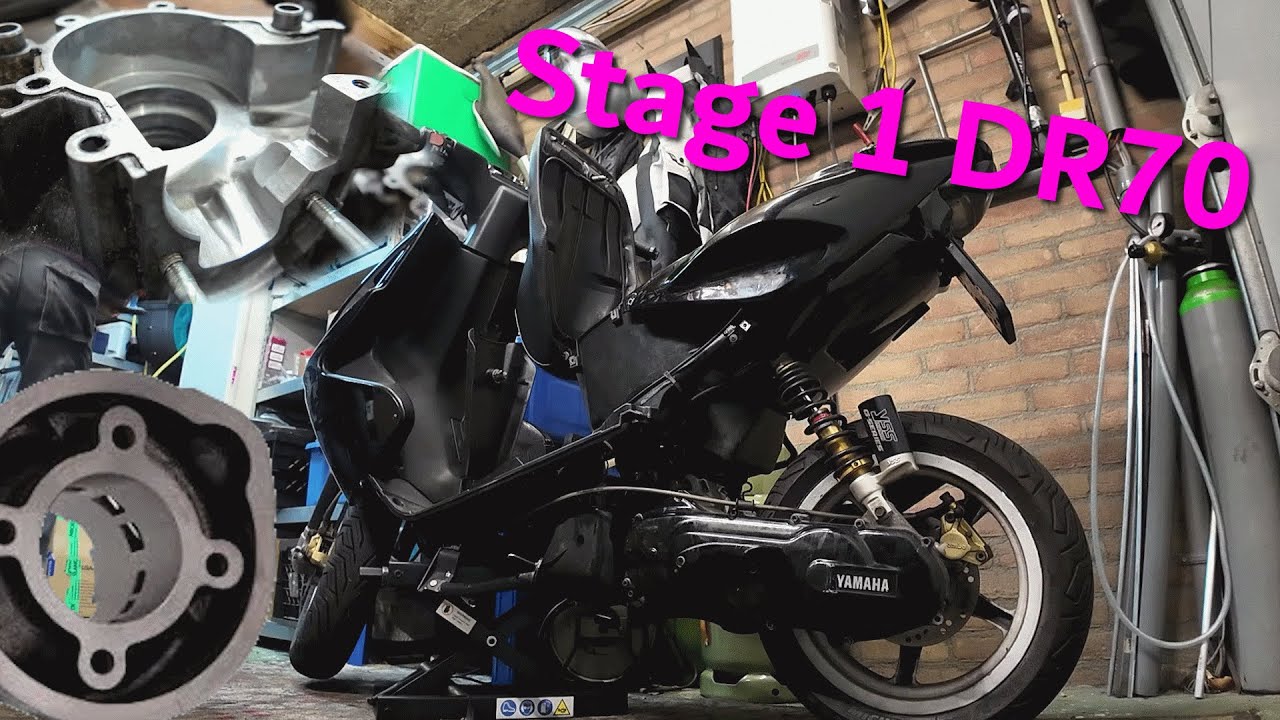 70cc Aerox Stage1 DR... Wat een dijk van een scooter!