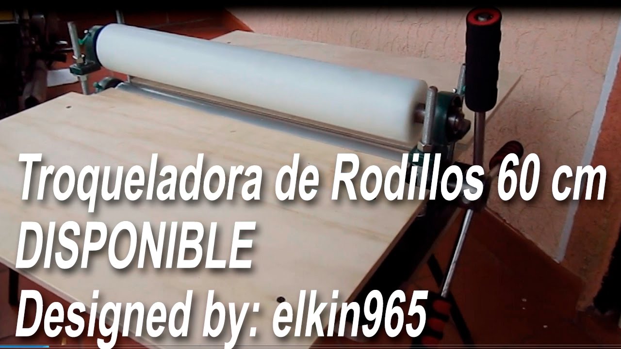 Troqueladora Manual de Rodillos 60 cm VENDIDA