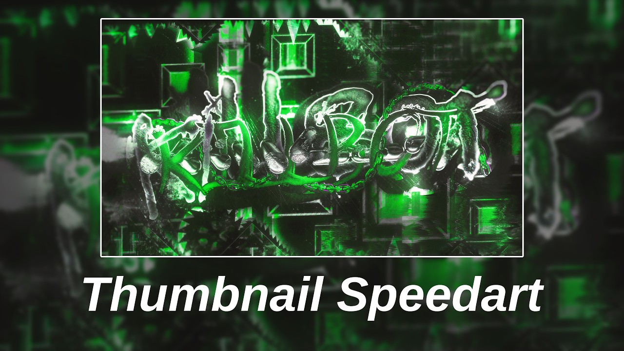 Geometry dash Thumbnail speedart : killbot