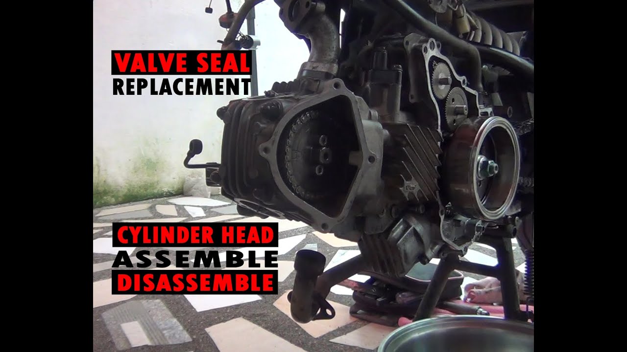 Valve Seal Replacement and Cylinder Head Assemble/Disassemble on Our Athlete / Fury 125