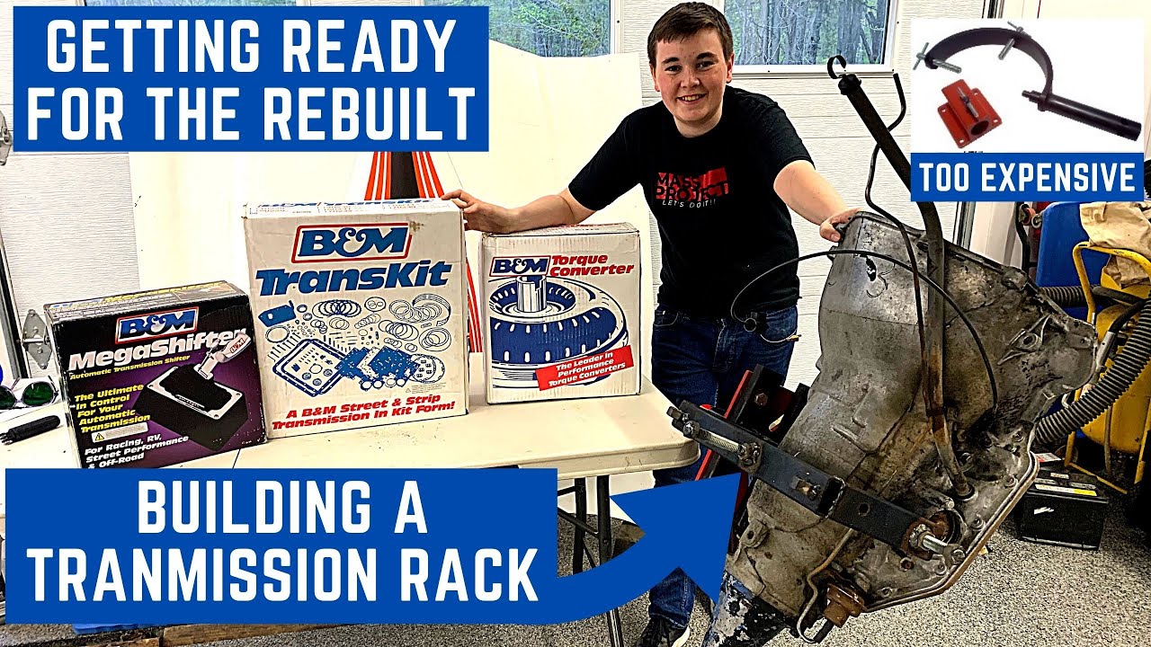 BUILDING A TRANSMISSION HOLDING FIXTURE - READY for the REBUILT of the TH350