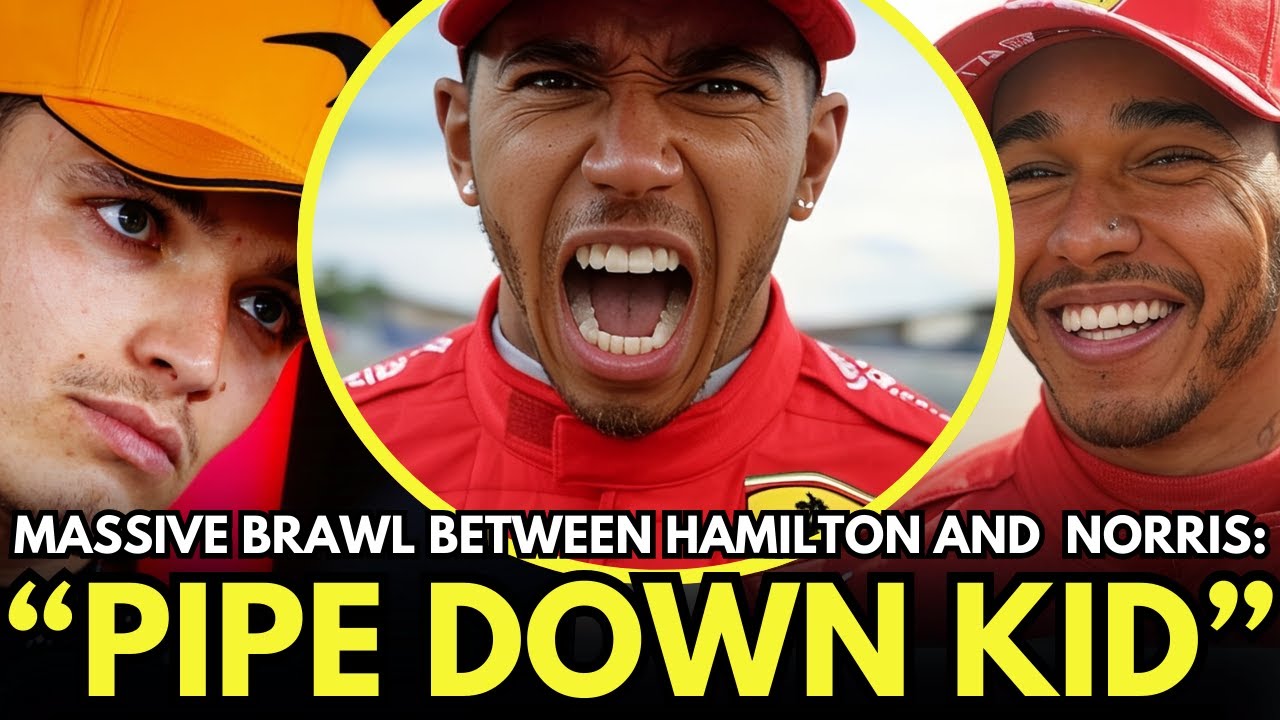 🔥🚨 MASSIVE BRAWL BETWEEN LEWIS HAMILTON AND LANDO NORRIS: "SHUT UP, KID!" 🚨🔥