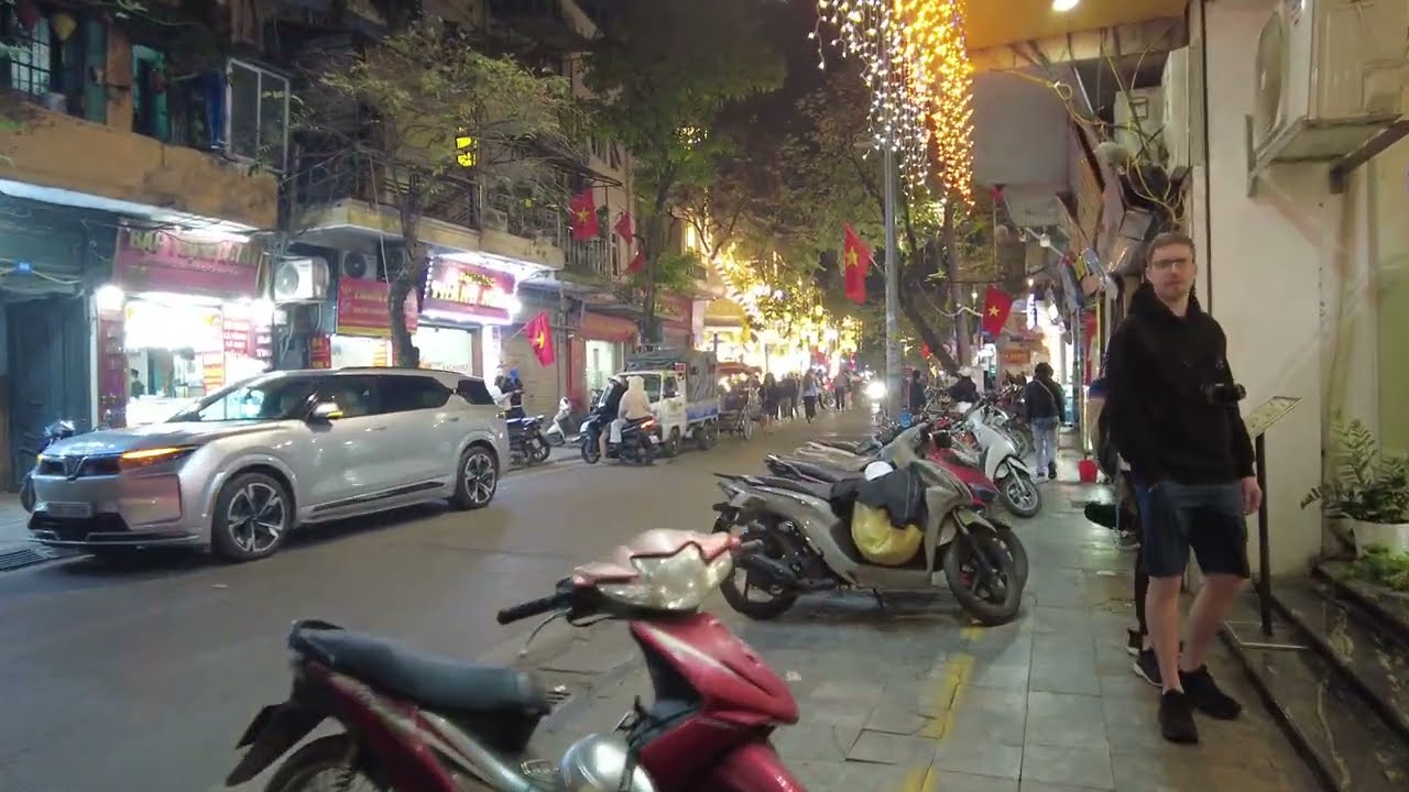 [4K] Hanoi, Vietnam  🇻🇳 (old city)