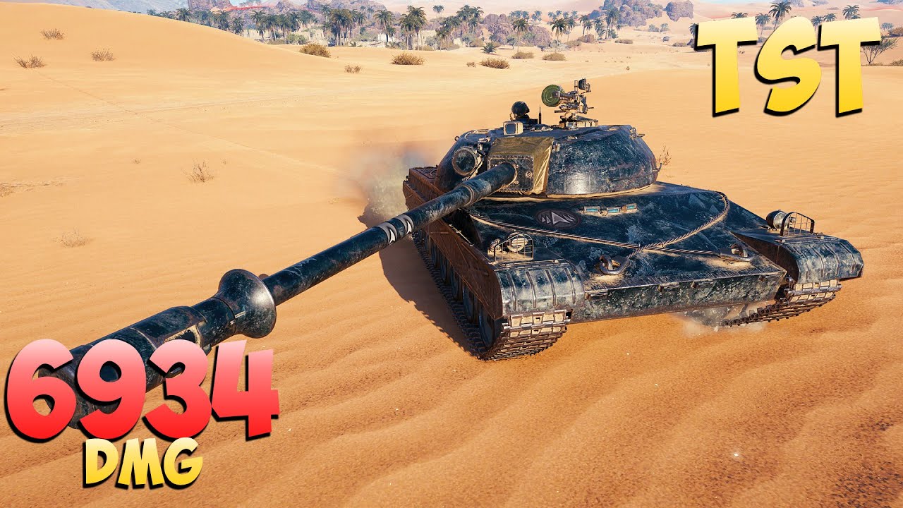 TST - 5 Kills 6.9K DMG - Lots of experience! - World Of Tanks