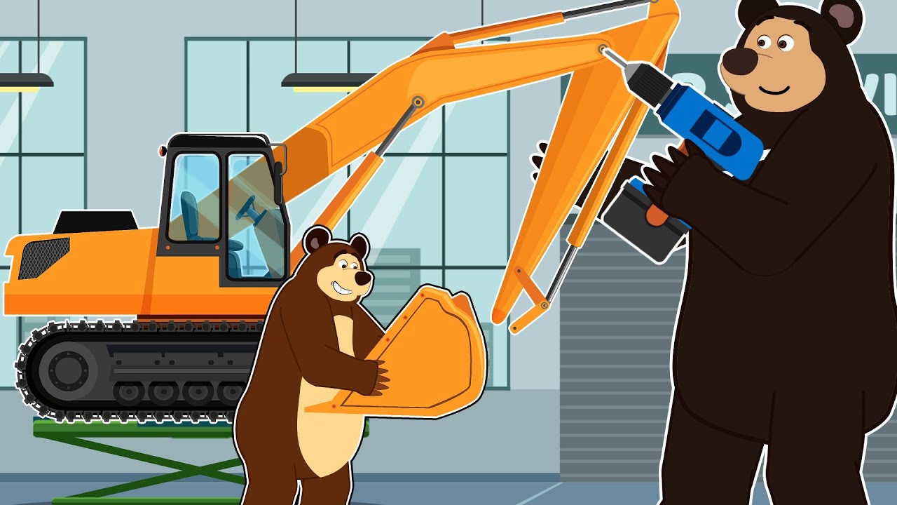 The Bear Garage : Repairing and renewing excavator vehicles - Impressive techniques are revealed ss2