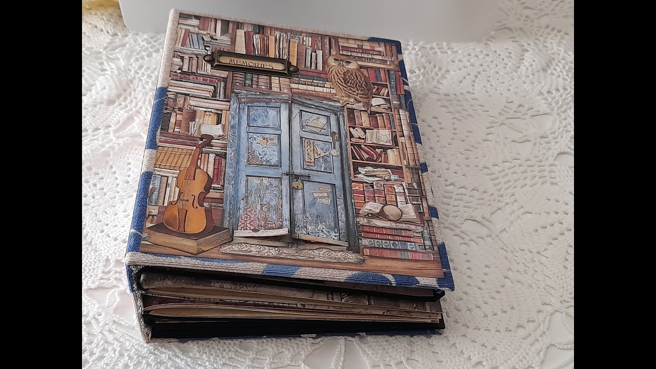 Vintage memories, Vintage Library Stamperia junk journal folio
