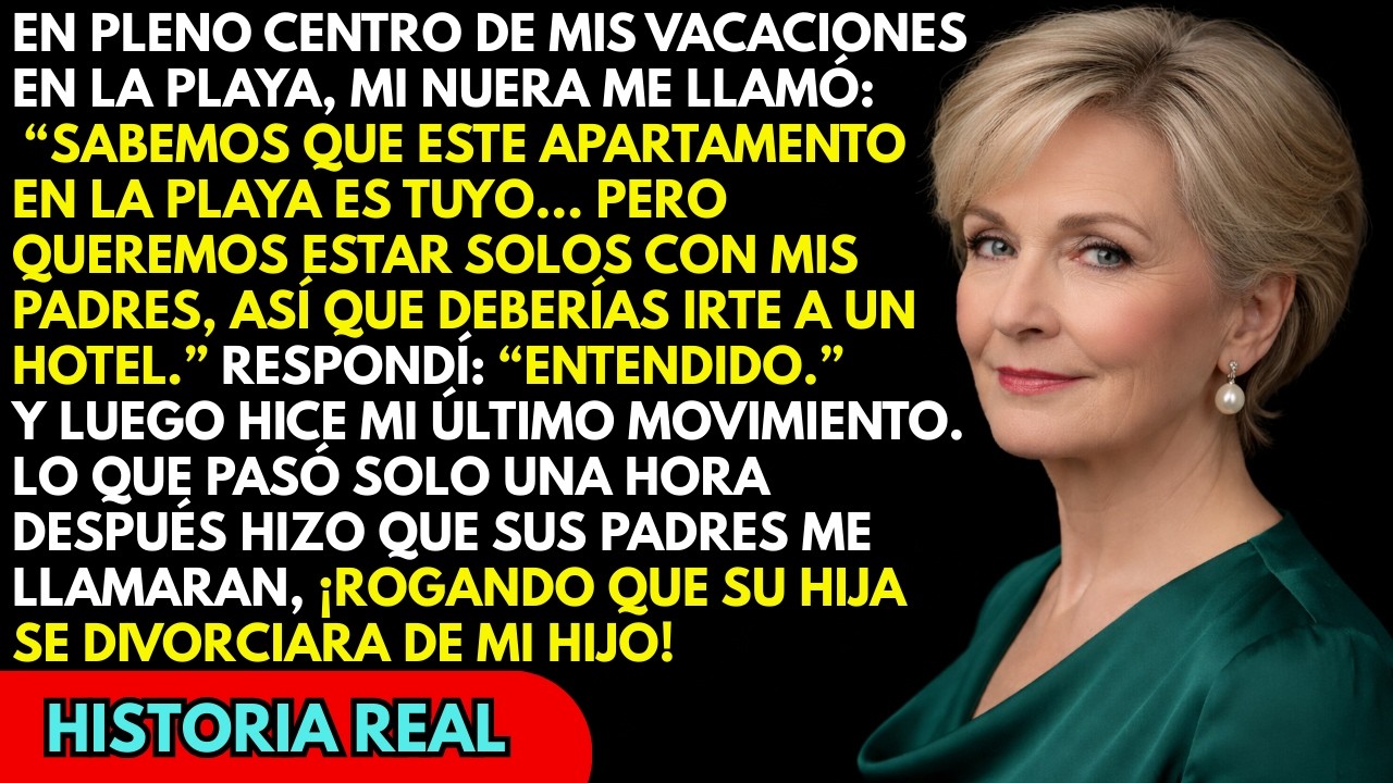 Mi nuera me echó a un hotel por sus padres… 1 hora después, suplicaban el divorcio