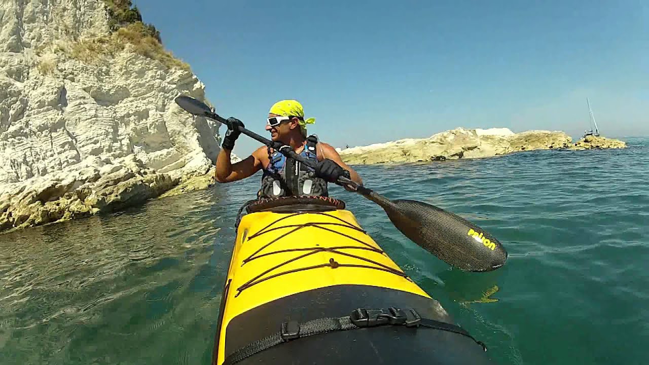 Kayak alla Scalaccia e dintorni (2) - Riviera del Conero 21.8.2012 - GoPro HD HERO 2