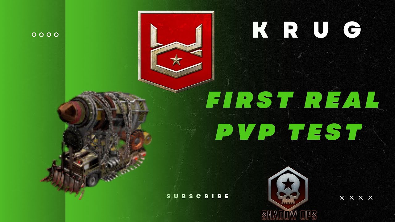 war commander krug first pvp test repair time and how it look
