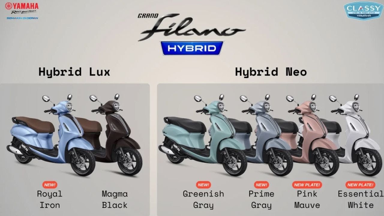 เปิดตัว New Yamaha Grand Filano Hybrid 2026 สกู๊ตเตอร์รุ่นใหม่ เอาใจสายไลฟ์สไตล์