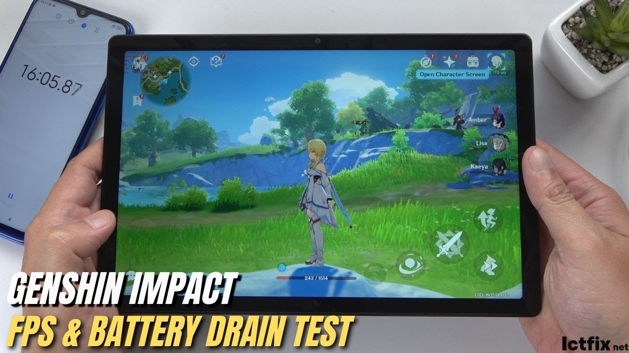 Samsung Galaxy Tab A8 2022 Genshin Impact Gaming test | Unisoc Tiger T618, 4GB RAM