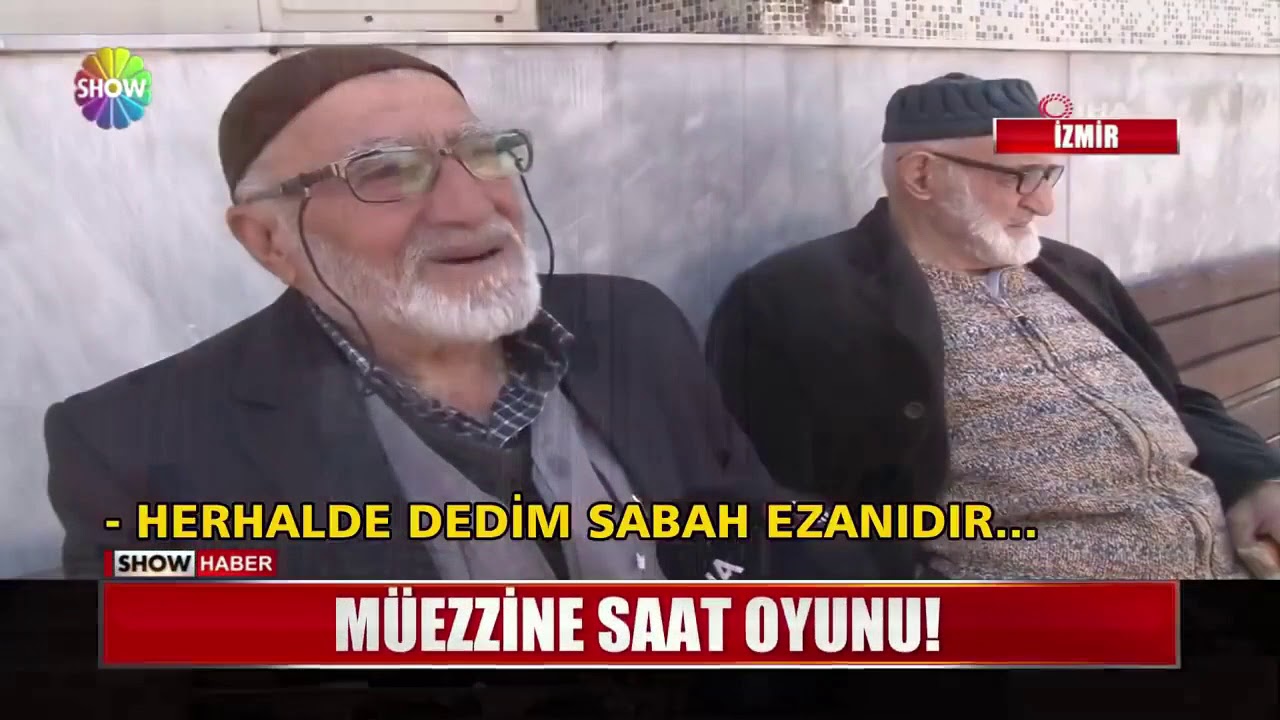 Müezzine saat oyunu!