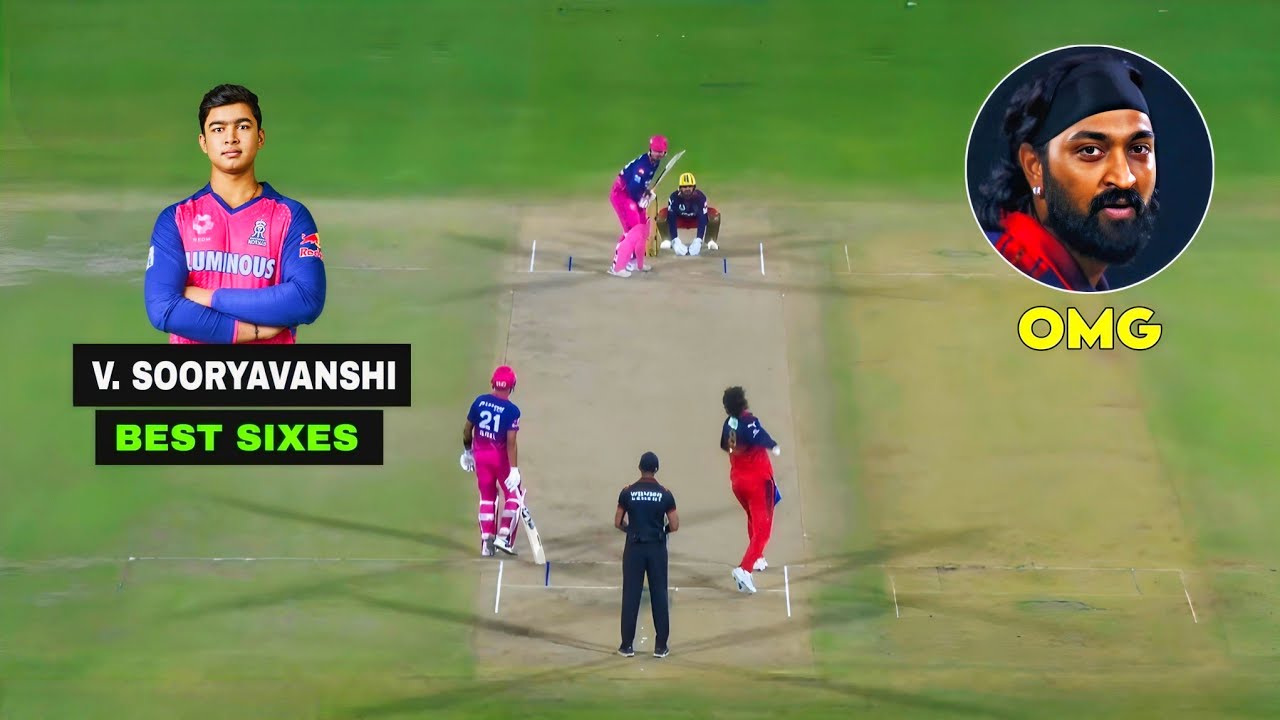 Vaibhav Sooryavanshi Top 7 Best Sixes in Cricket 