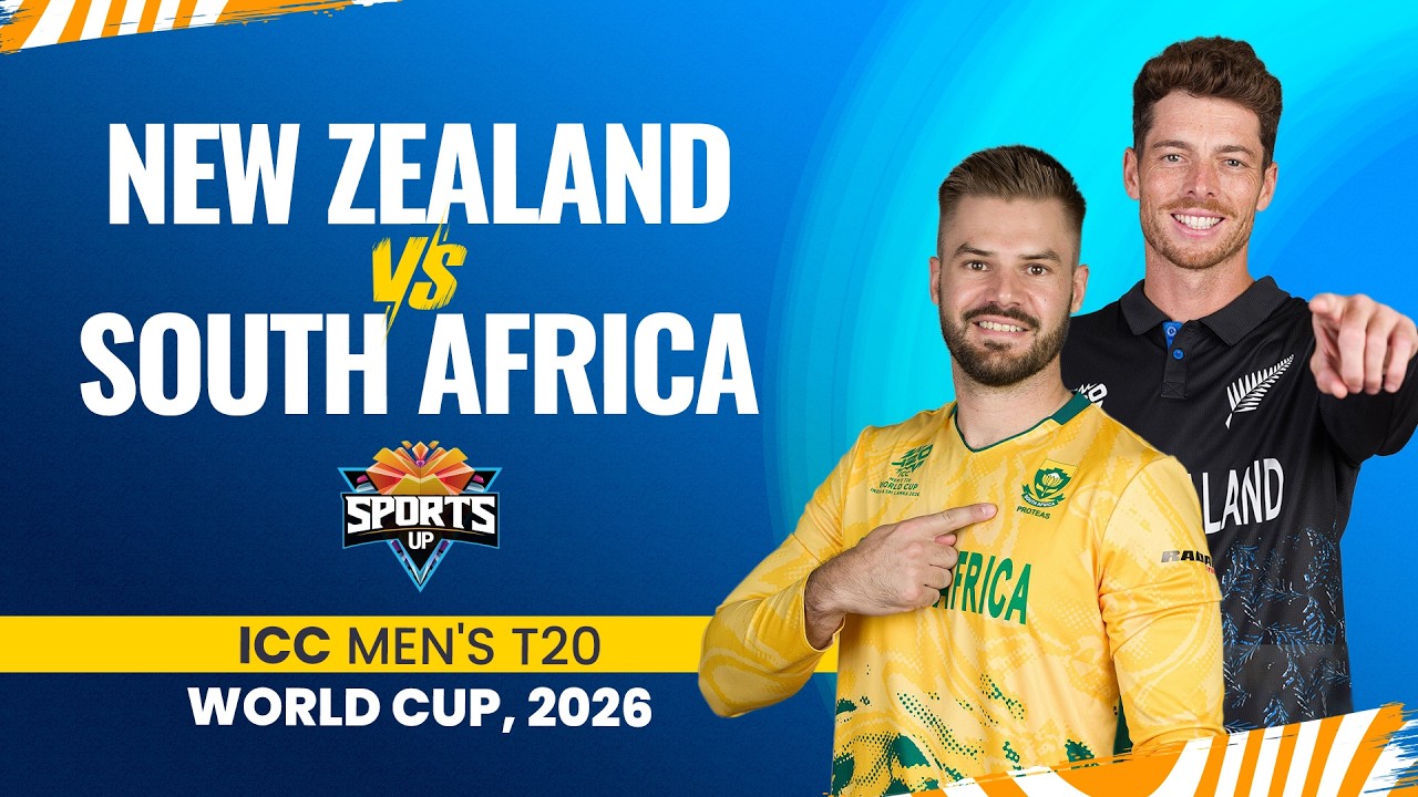 🔴Live New Zealand VS South Africa LIVE: T20WC26 | Sports Up #t20worldcup2026