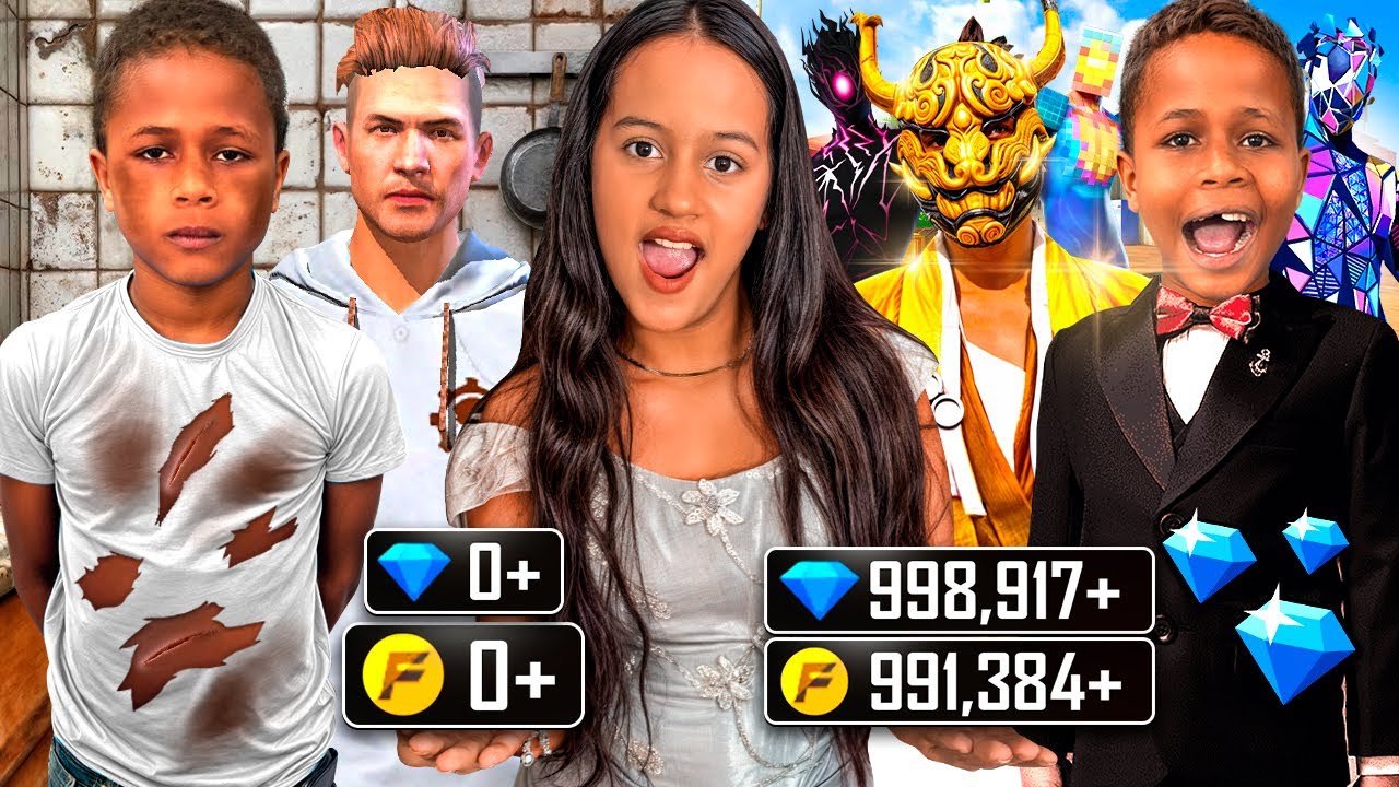 CONVERTI DE POBRE A RICO 🤑 A UN SUSCRIPTOR *LLORA* FREE FIRE