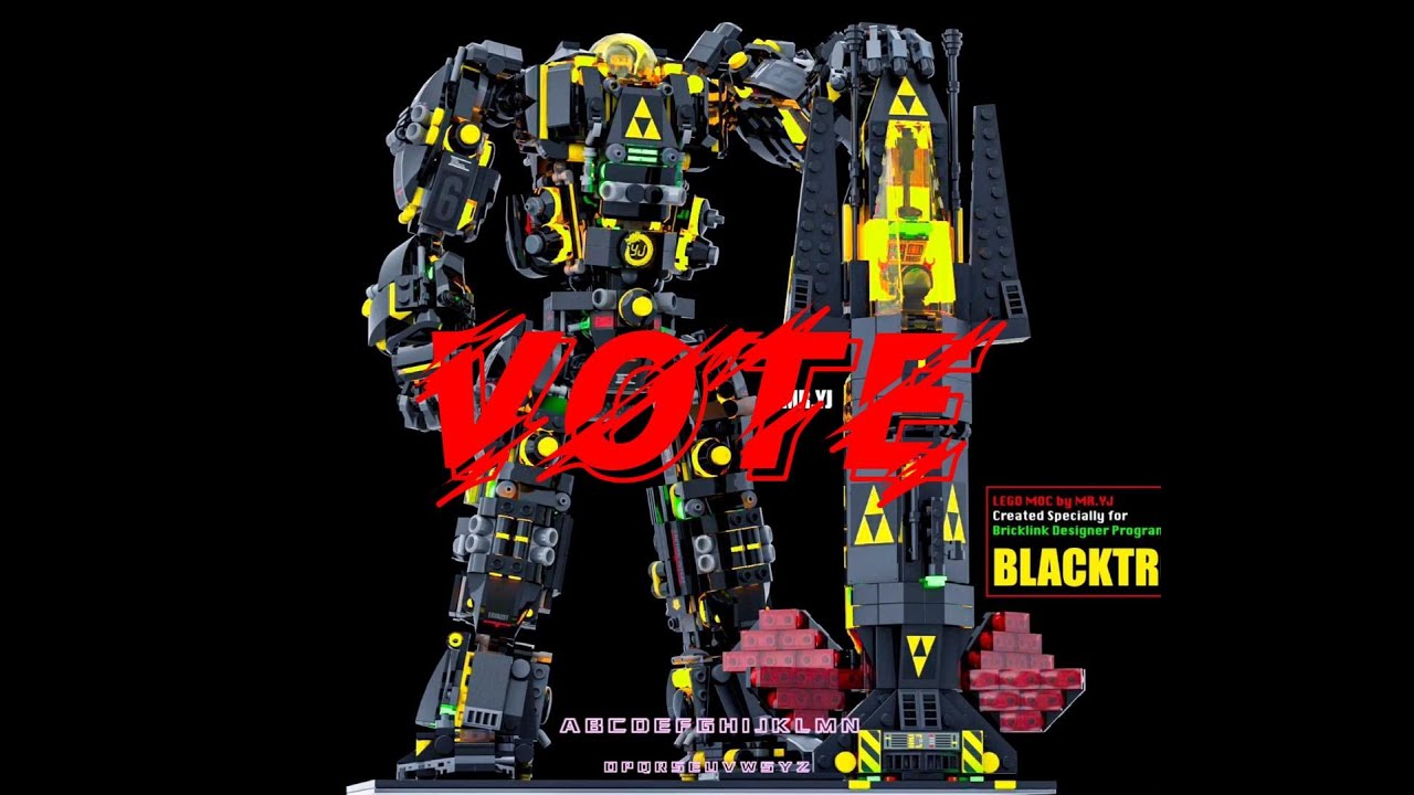 BLACKTRON MECHA for Bricklink Designer Program Series 1🔥