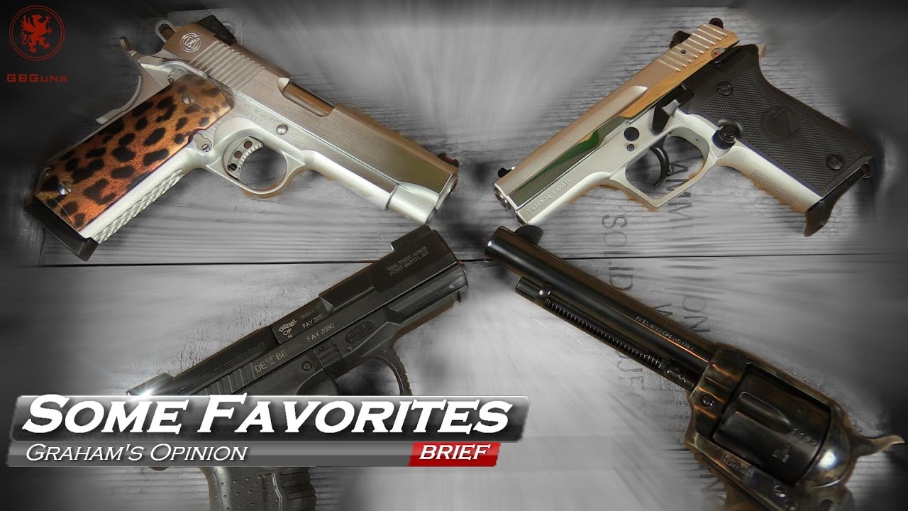 Top Four Recent Handguns