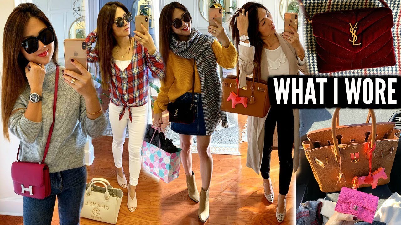 WHAT I WORE | 7 OOTDS | FALL SWEATER WEATHER 🧣🧥👢👜 | CHARIS ❤️