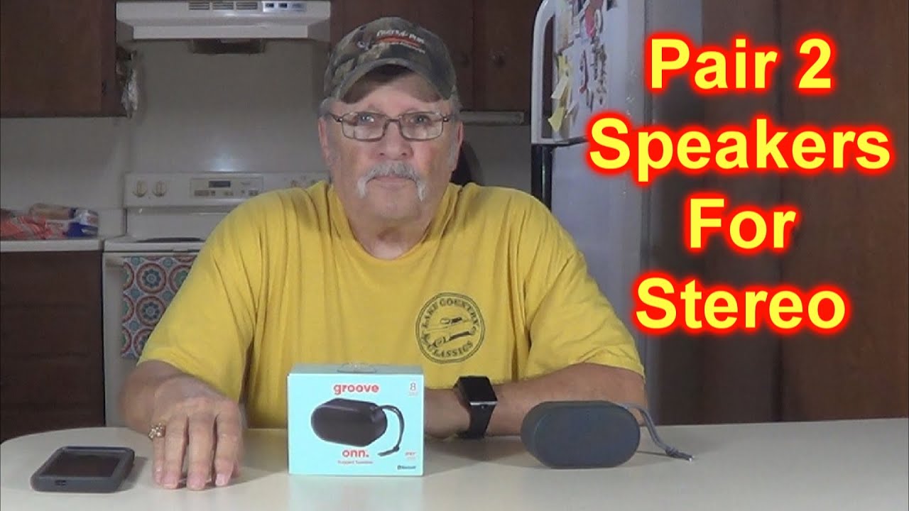Pairing 2 ONN Bluetooth Speakers For Stereo