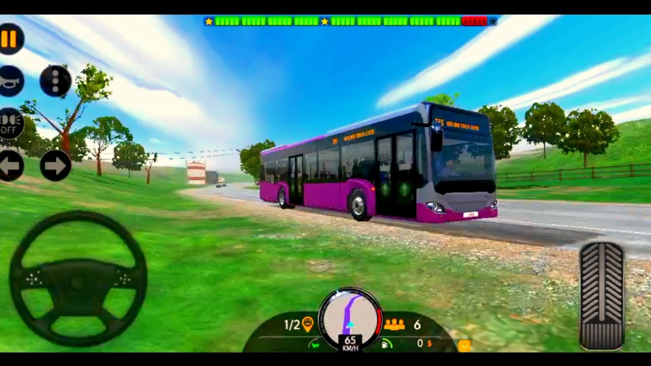 Indonesian coach simulator Bus game 🎯🎮 2025 #bus #indonesia 