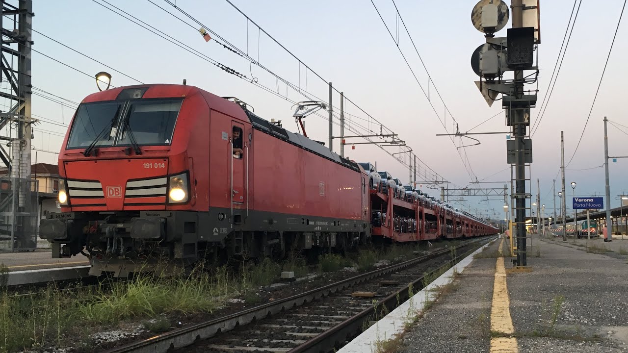 E191.014 DB Cargo Italia in testa al MRI Tarvisio Boscoverde-Pisa Campaldo