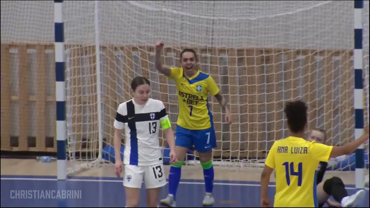 [Gols] Finlândia 0x9 Brasil - Amistoso Futsal Feminino 11/02/2025