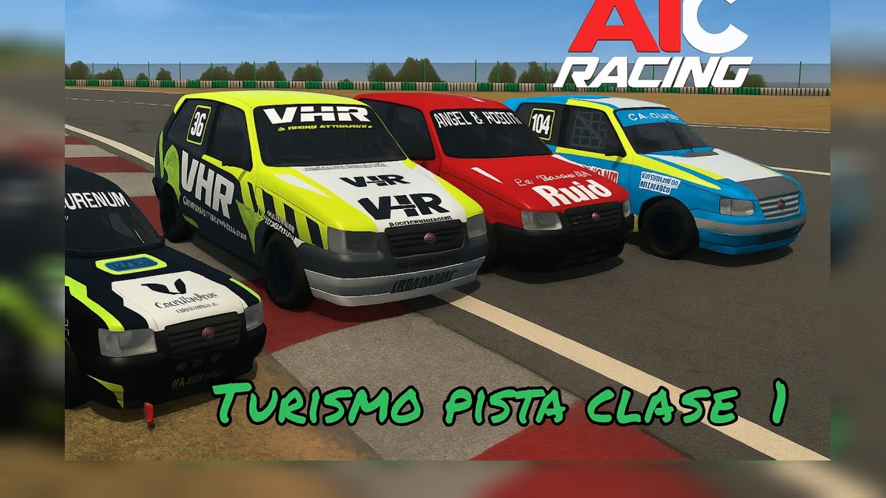 ACTCRacing autos /modelos de turismo pista girando por primera ves