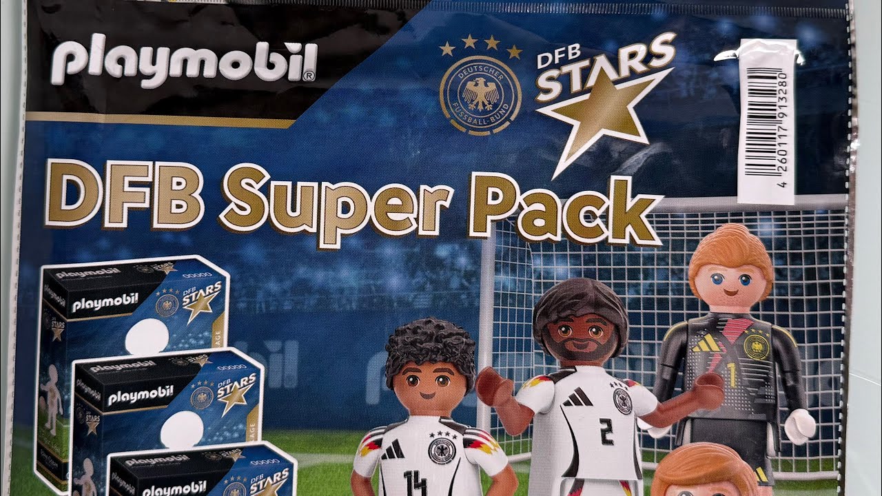 NEUE playmobil DFB Super Pack 10 Wundertüten auspacken