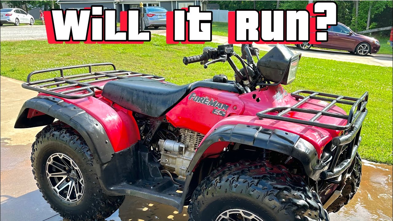 Простые вещи, которые можно исправить, если Honda Foreman 450 не заводится!