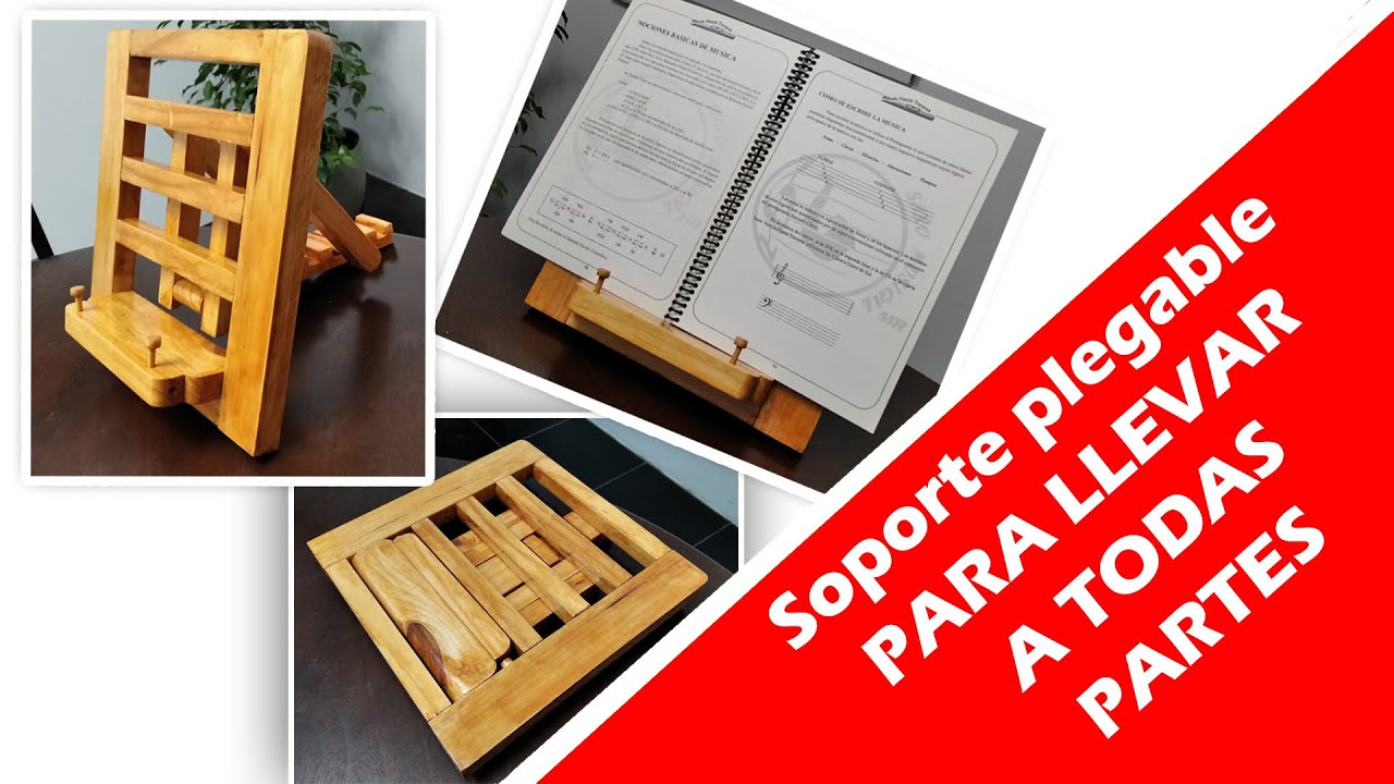 soporte para libros plegable
